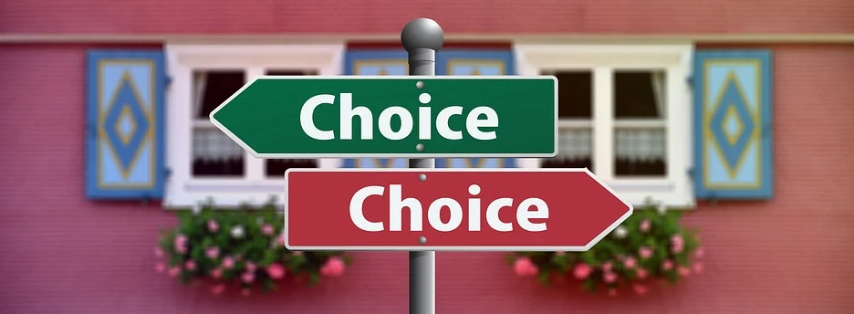 choosing between 2 choices